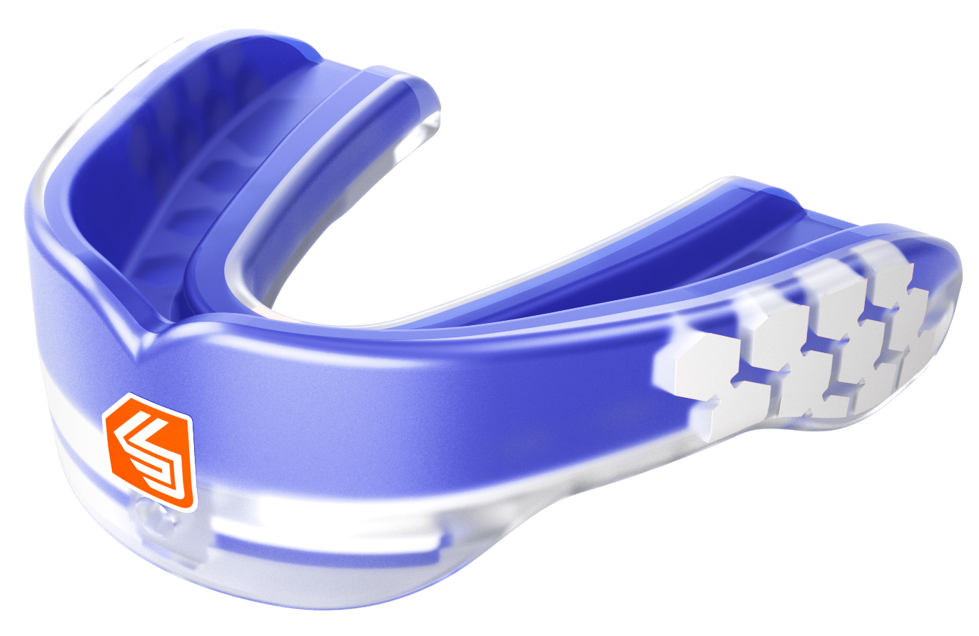 Shock Doctor Big Kids' Gel Max Power Flavor Fusion Mouthguard - BLUE